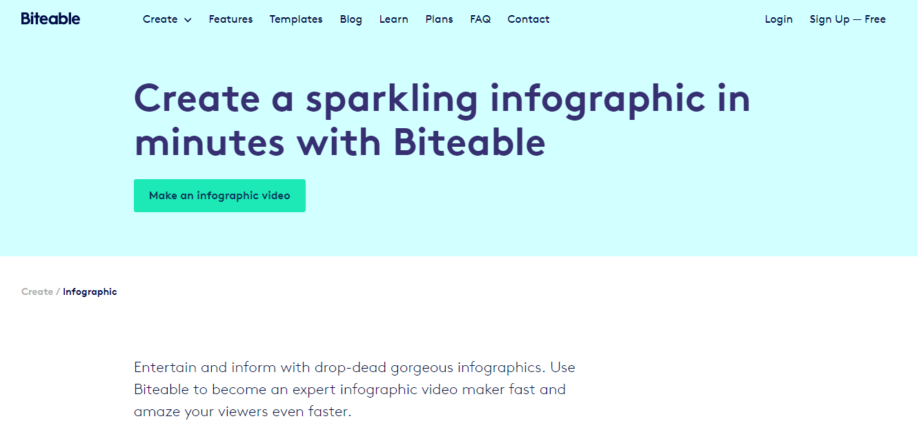 Infographics Tool By Biteable