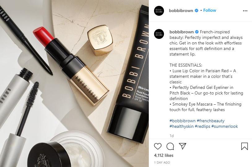 bobbi brown instagram post
