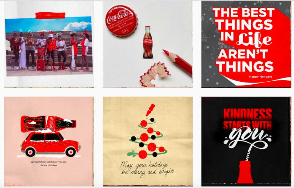 Coca cola Instagram content