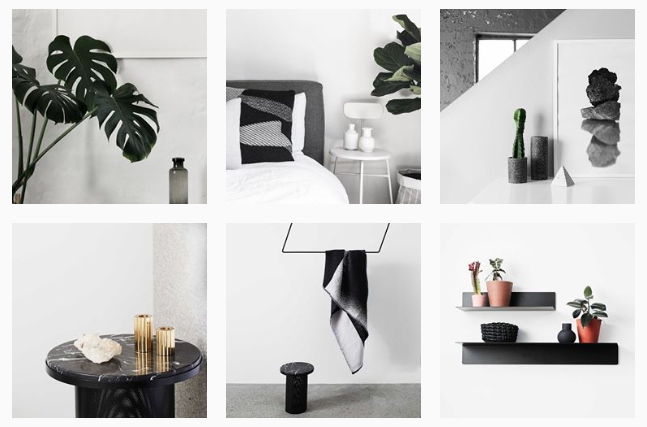 minimalist style instagram feed
