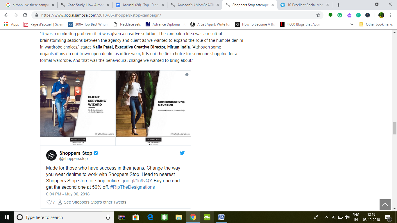 Hashtag Campaigns, Shoppers stop