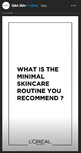 l'oreal social media post