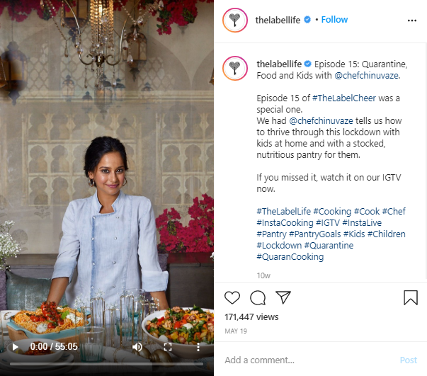 the label life video content