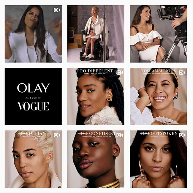Olay Hashtag campaign