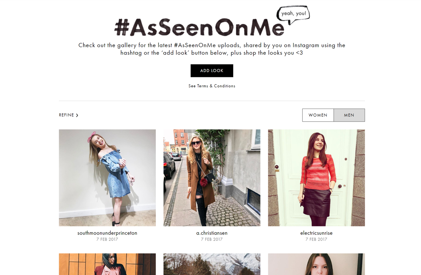 Hashtag campaign