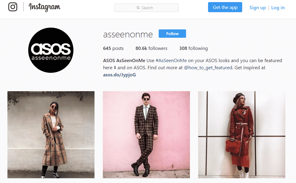 Using hashtags in Instagram bio