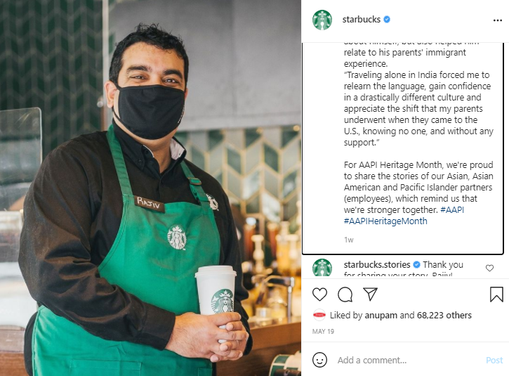 Starbucks campaign