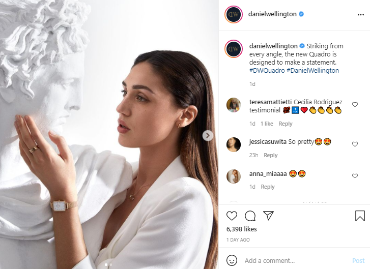 Daniel Wellington campaign