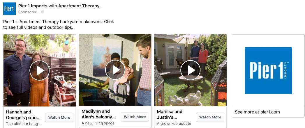 User generated videos