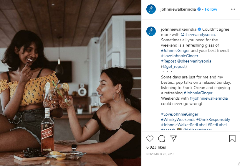 johnnie walker influencer marketing campaign