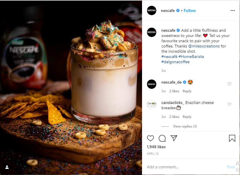 nescafe influencer marketing campaign