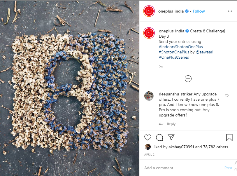 oneplus 8 influencer marketing campaign