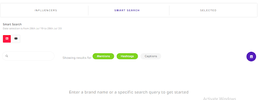 unbox social - smart search