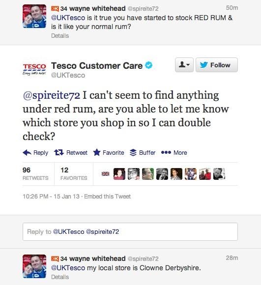 tesco brand tweets