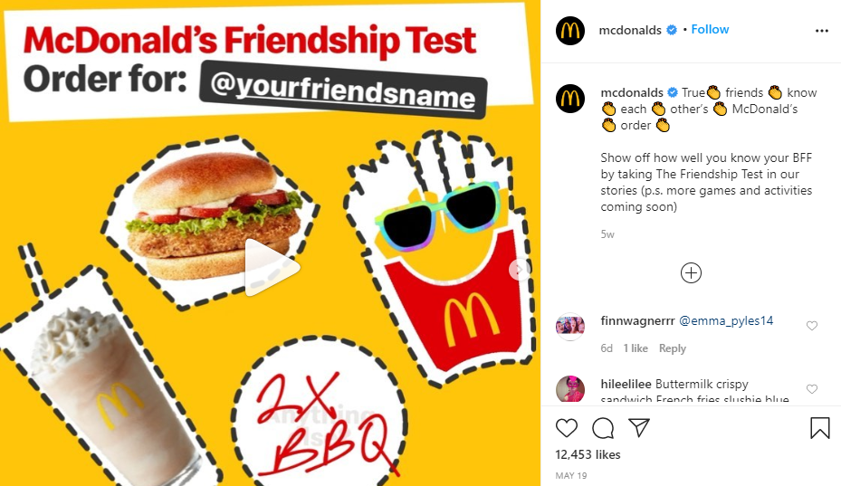 McDonald’s social media strategy