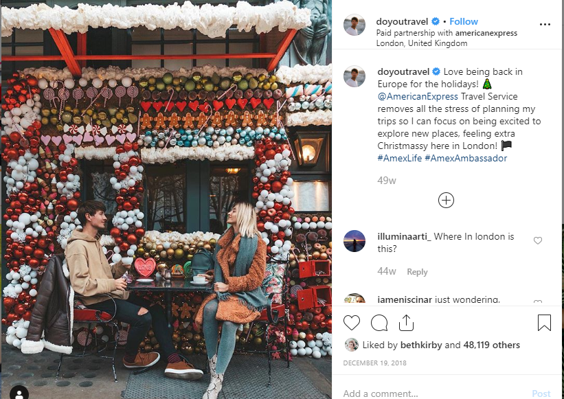 Amex Influencer Marketing