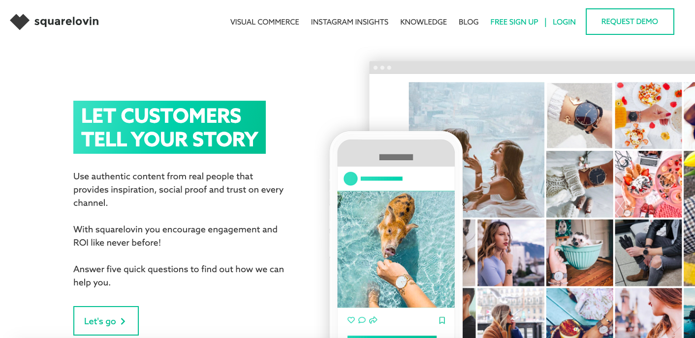 Squarelovin Instagram Analytics Tool