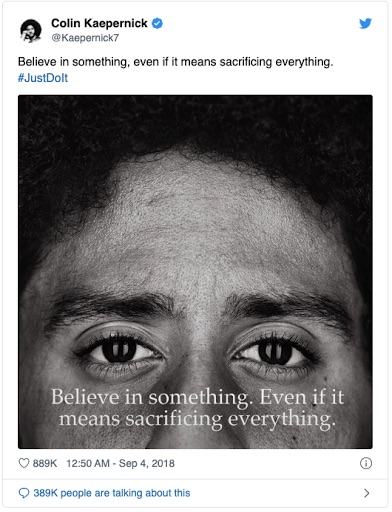 Colin Kaepernick- Nike Influencer Campaign
