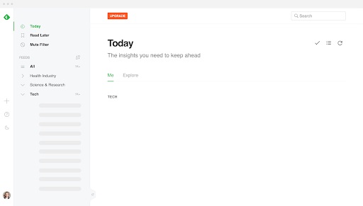 Feedly competitor analysis tool