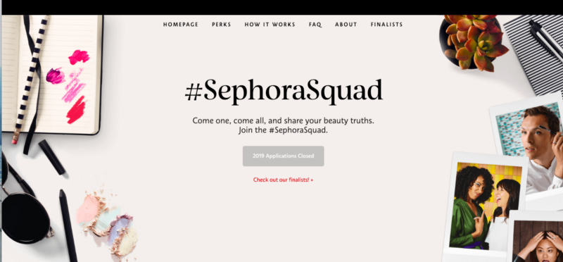 Influencer Strategy - Sephora Squad