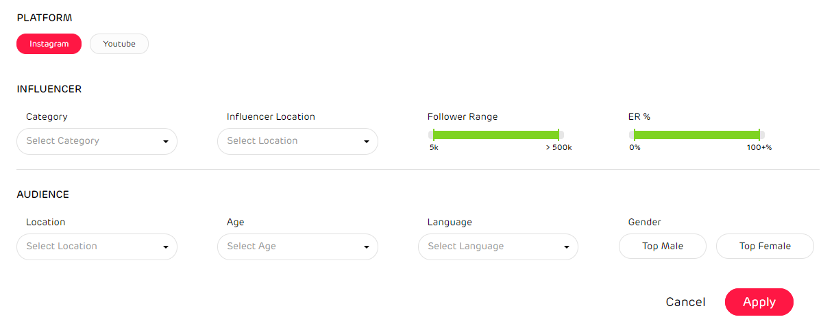 find influencers