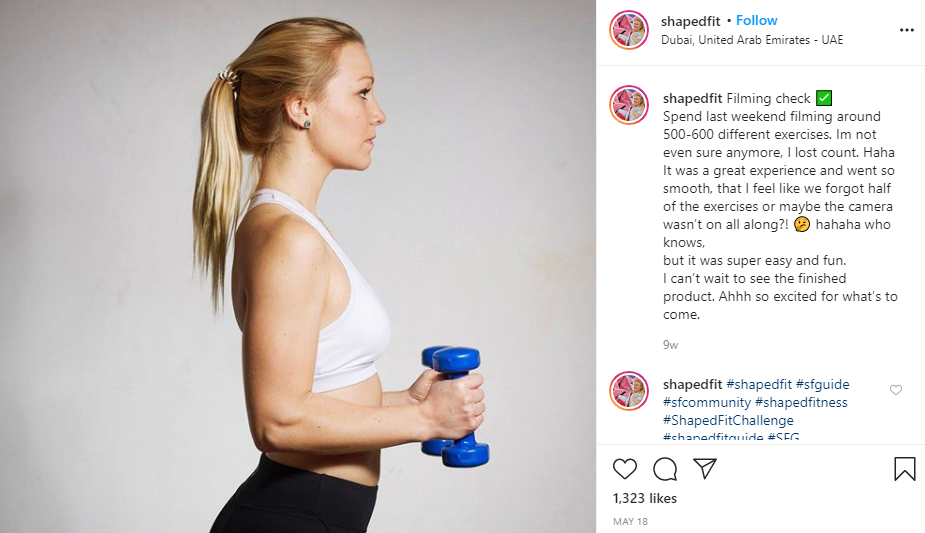 fitness influencer
