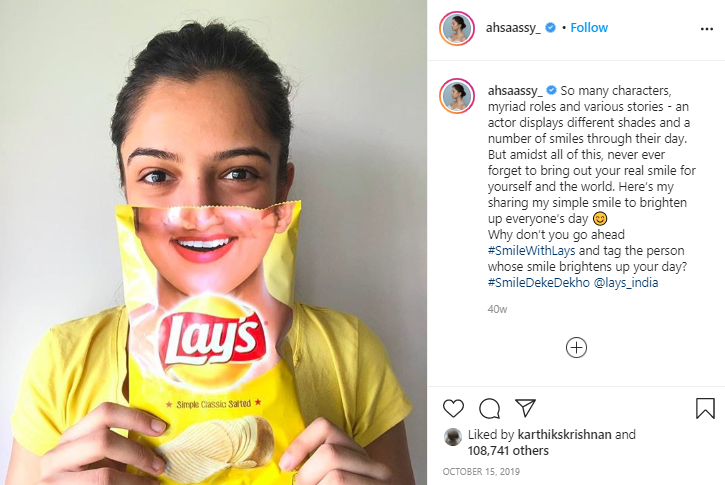 influencer post - ahsaassy