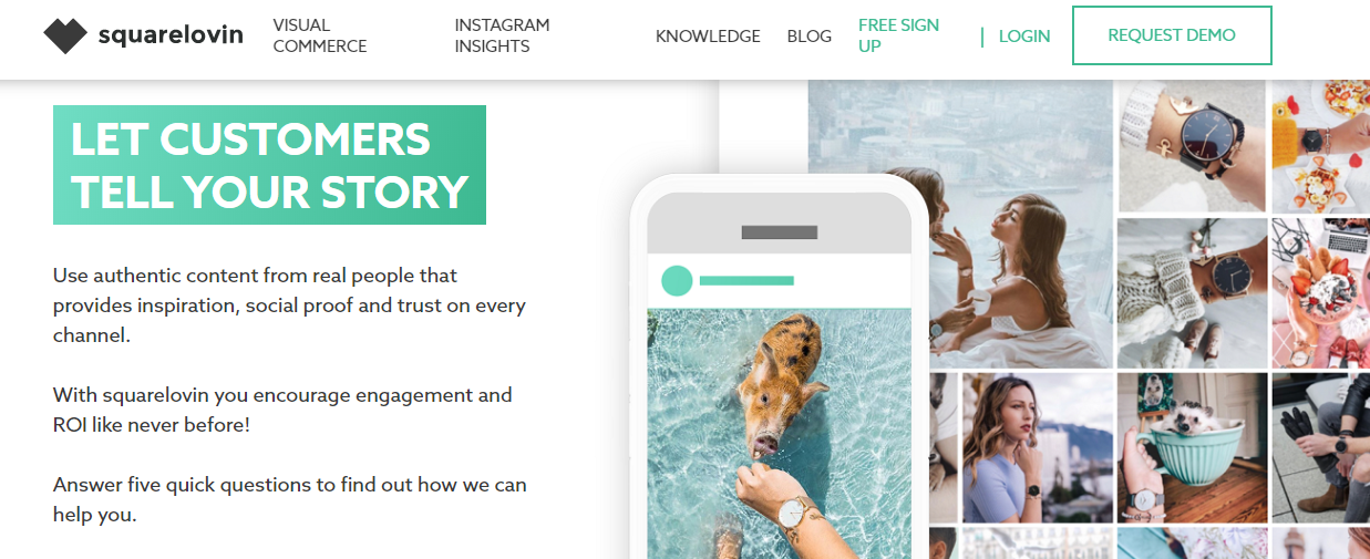 Squarelovin social media analytics tool