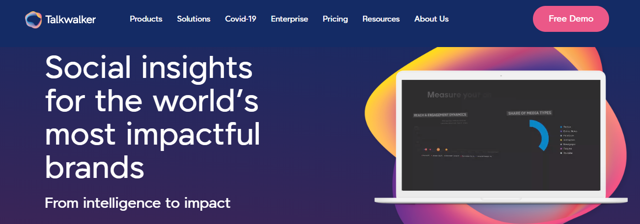 Talkwalker social media analytics tool