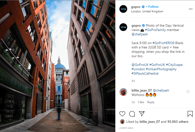 gopro - instagram marketing strategy
