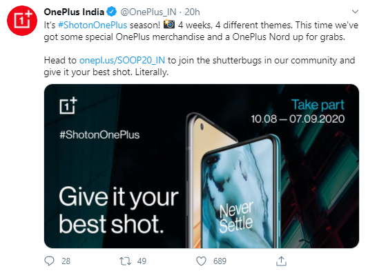 oneplus twitter post