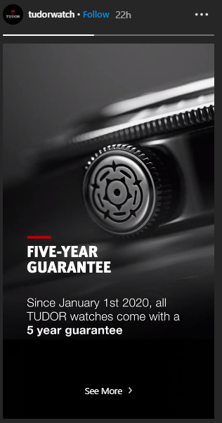 tudorwatch - instagram stories