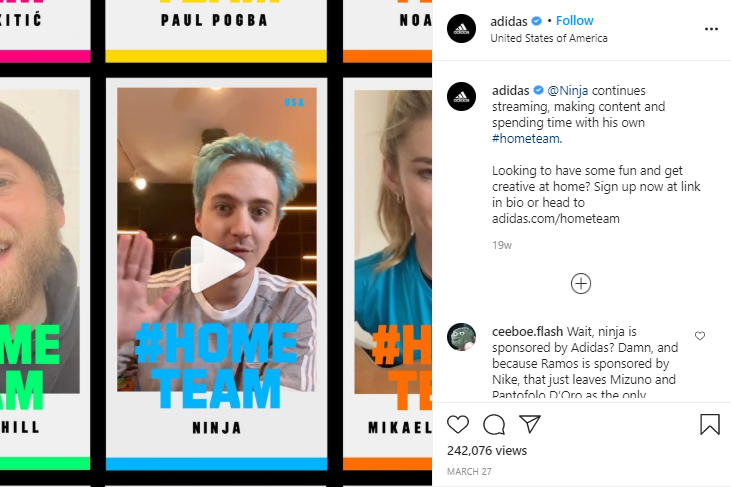 adidas influencer campaign