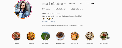 myasianfoodstory - instagram influencer