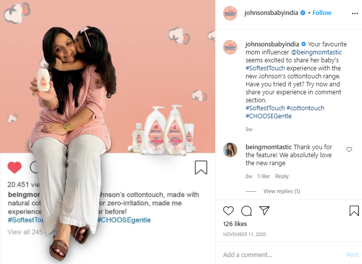 brand marketing on Instagram