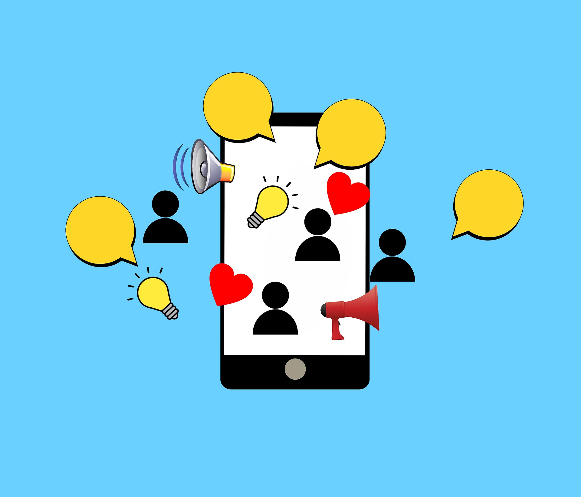 social media interactions