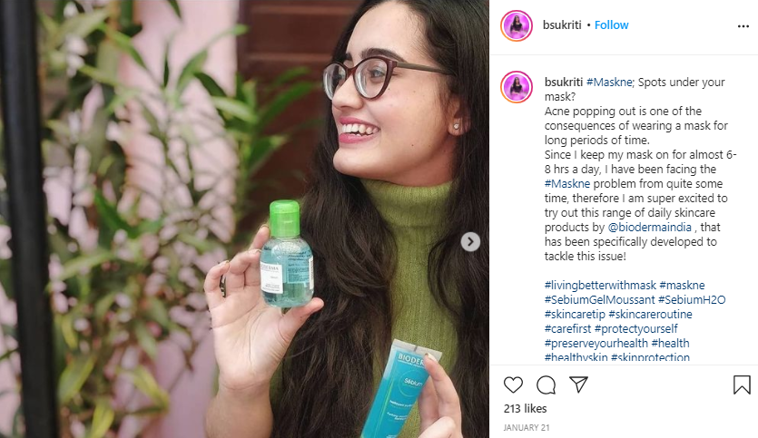 social media influencer