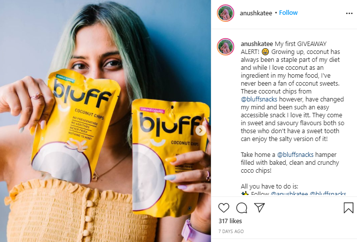 Instagram influencer