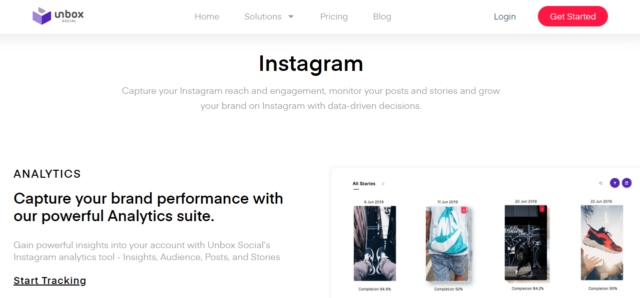 Unbox Social analytics tools