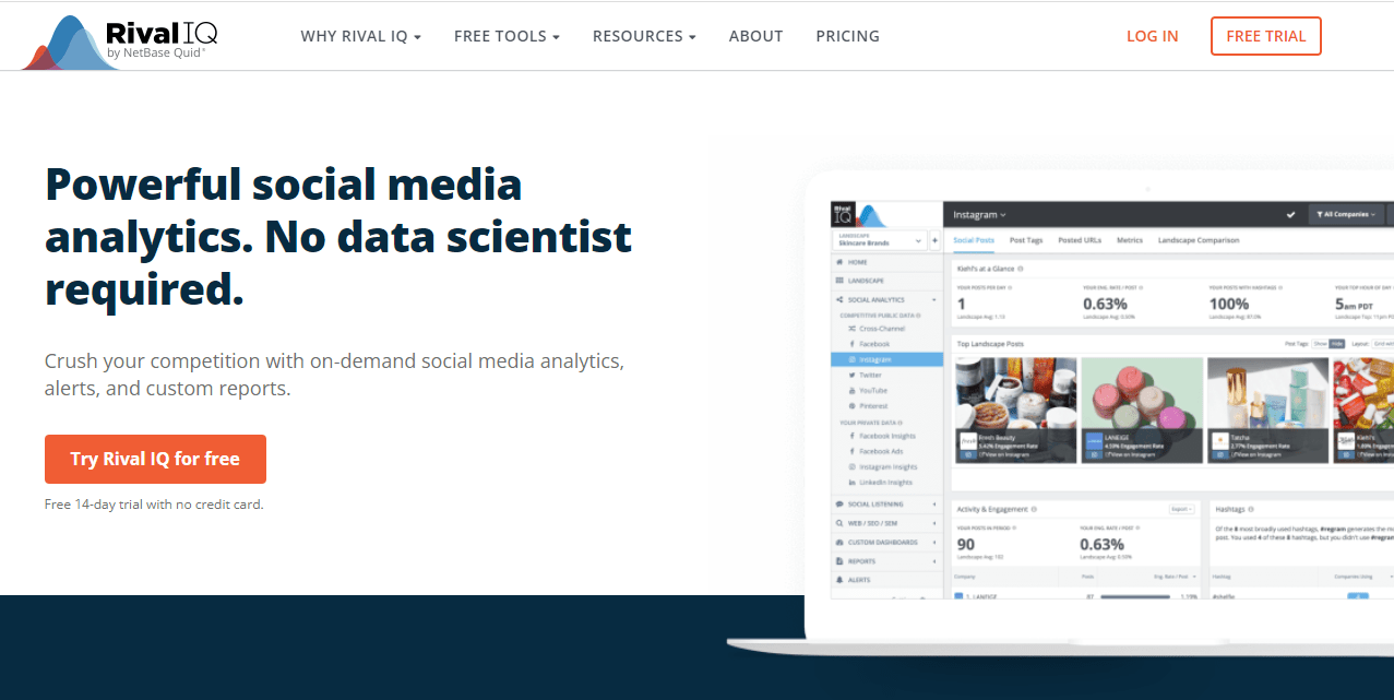 Instagram competitor analysis tool