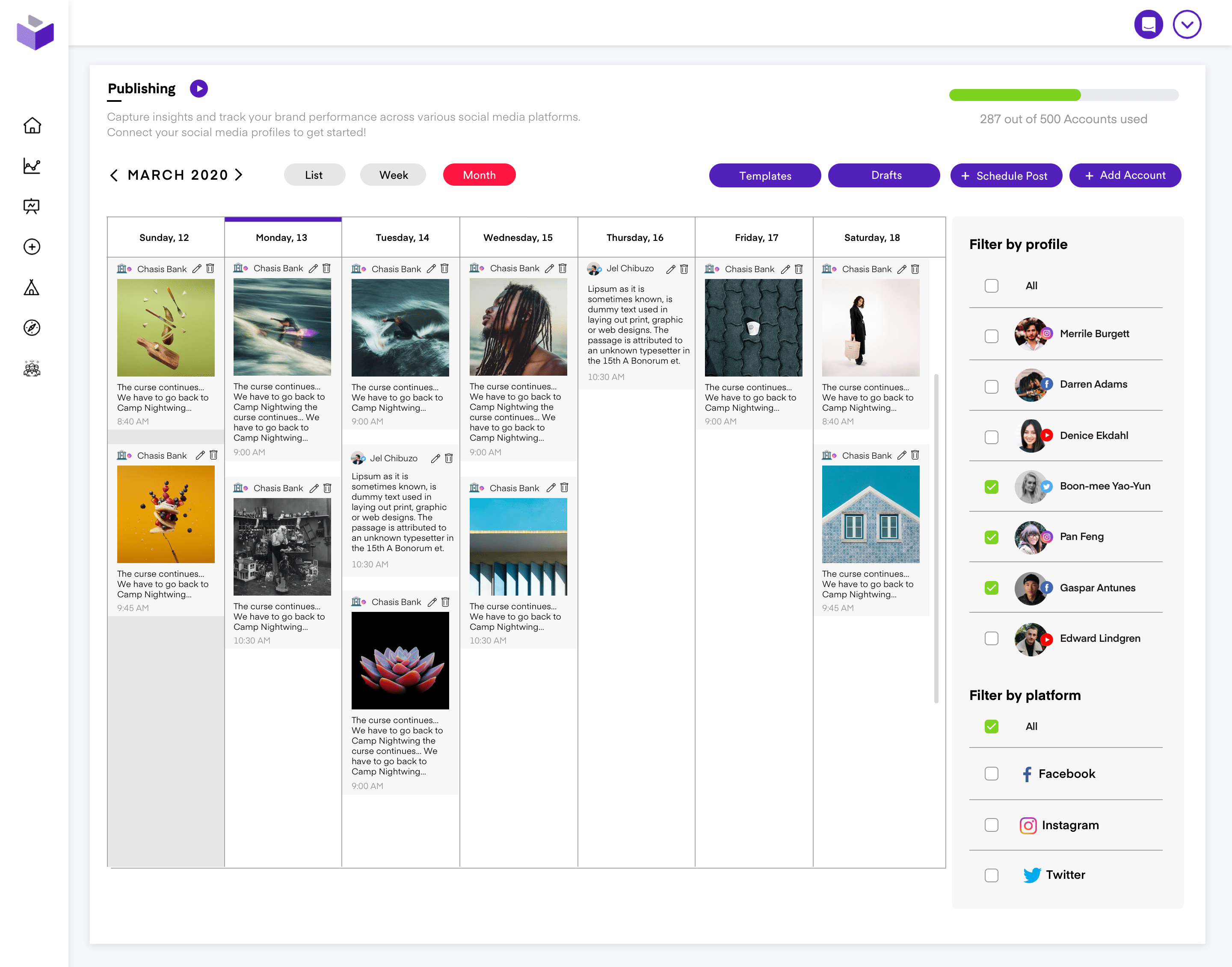 Unbox Social tweet scheduler